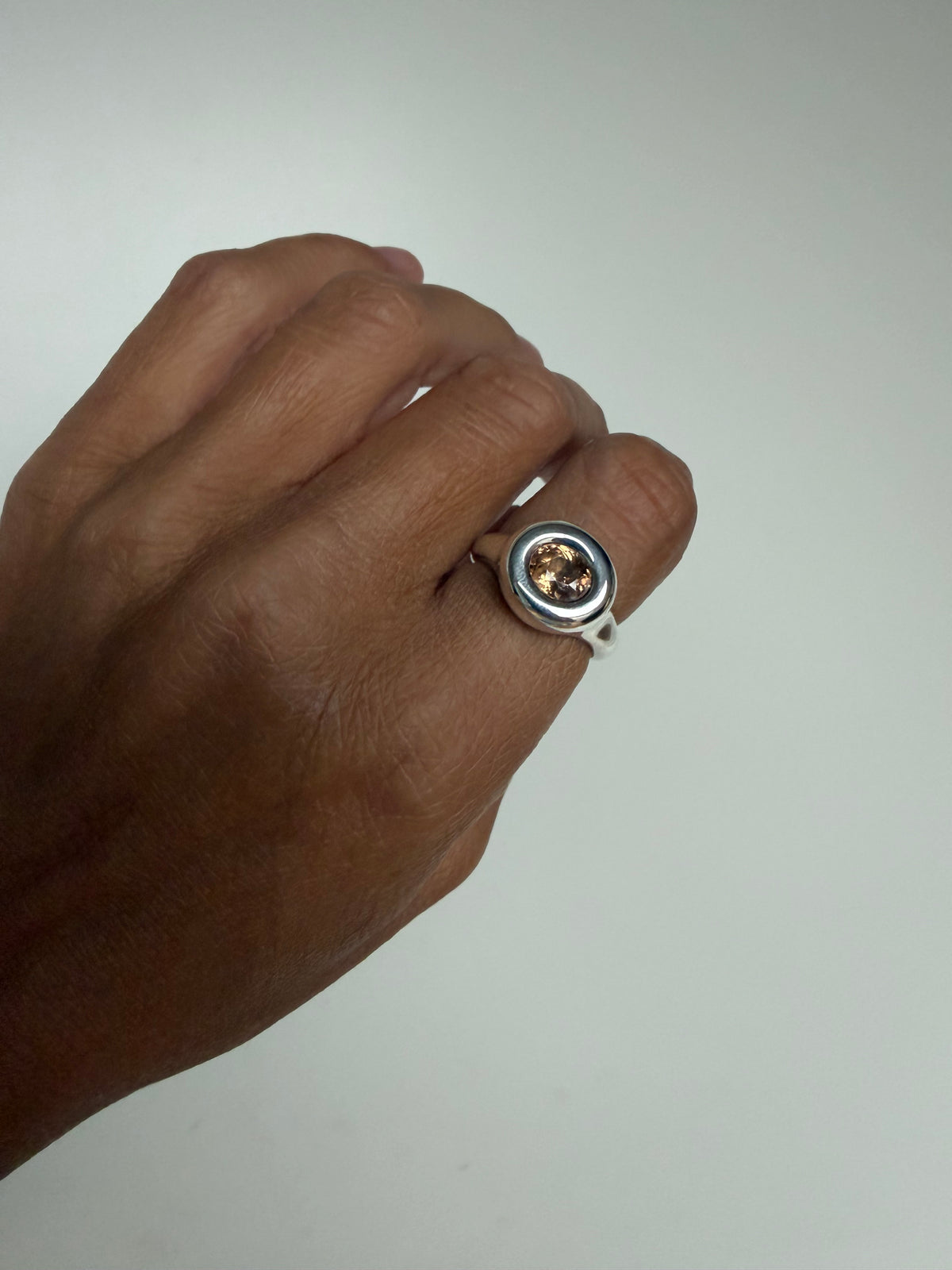 Brown Capsule Exclusive With Natural Cambodian Zircons