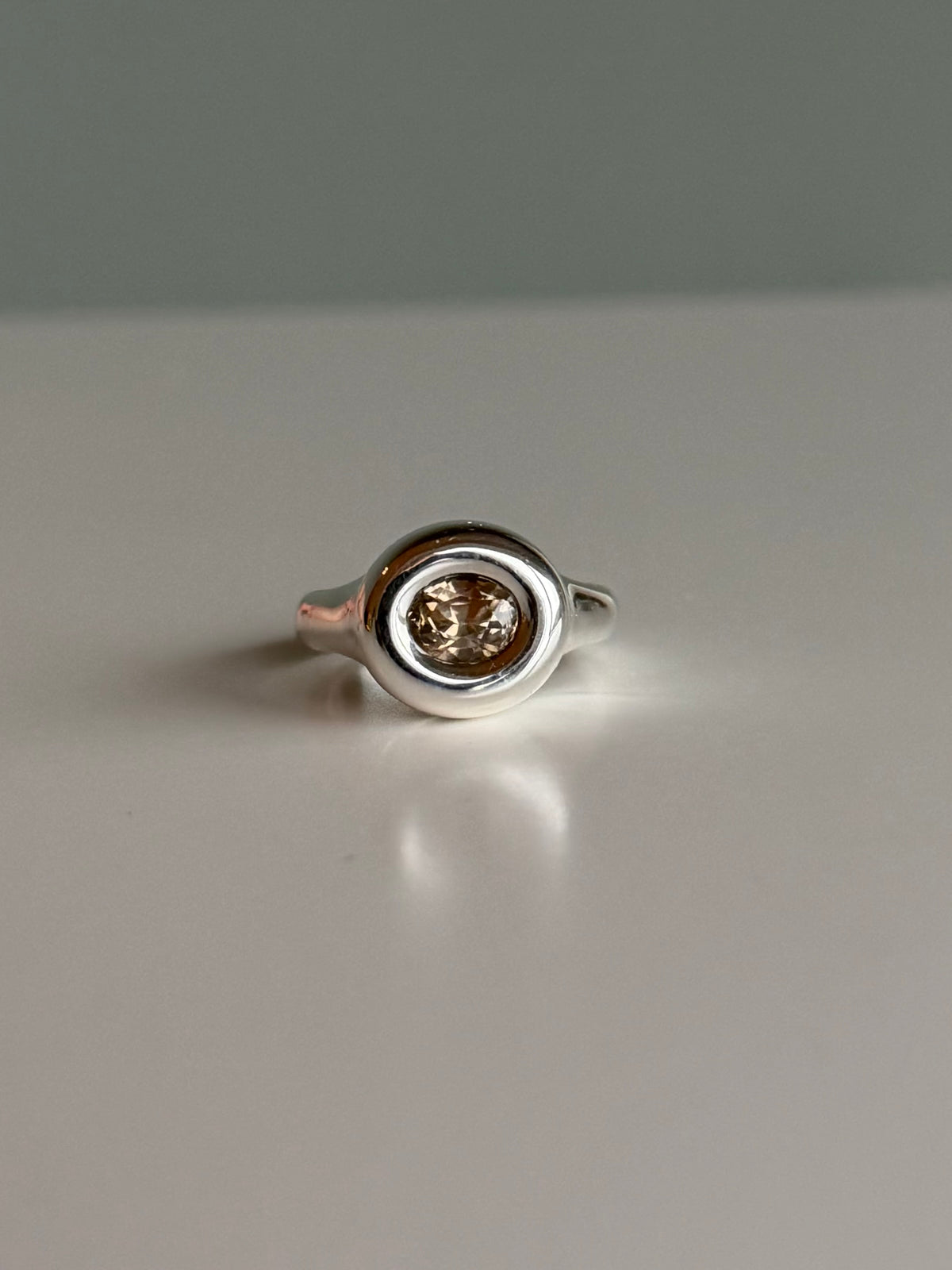 Brown Capsule Exclusive With Natural Cambodian Zircons